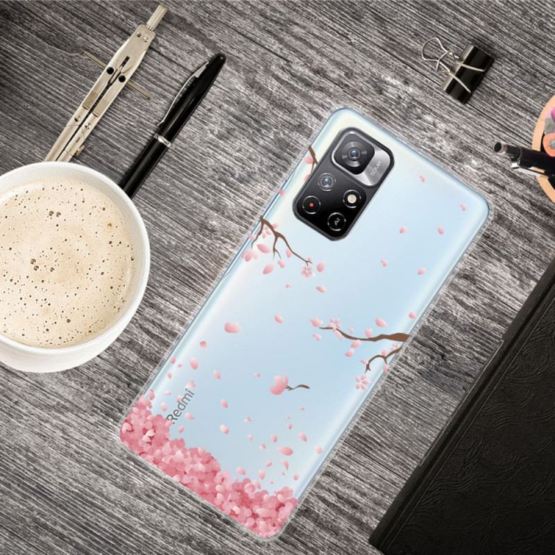 Coque Xiaomi Redmi Note 11 Pro Plus 5G Pluie de Fleurs