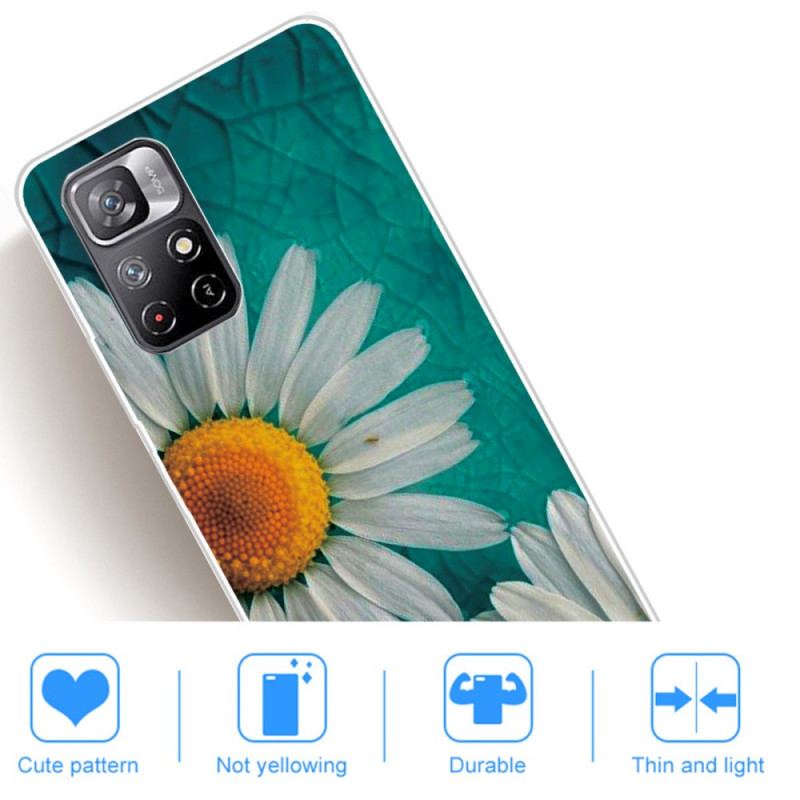 Coque Xiaomi Redmi Note 11 Pro Plus 5G Silicone Marguerite