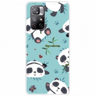 Coque Xiaomi Redmi Note 11 Pro Plus 5G Silicone Tas de Pandas