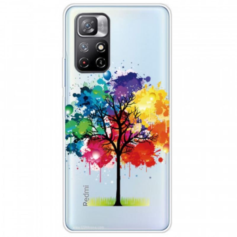 Coque Xiaomi Redmi Note 11 Pro Plus 5G Transparente Arbre Aquarelle