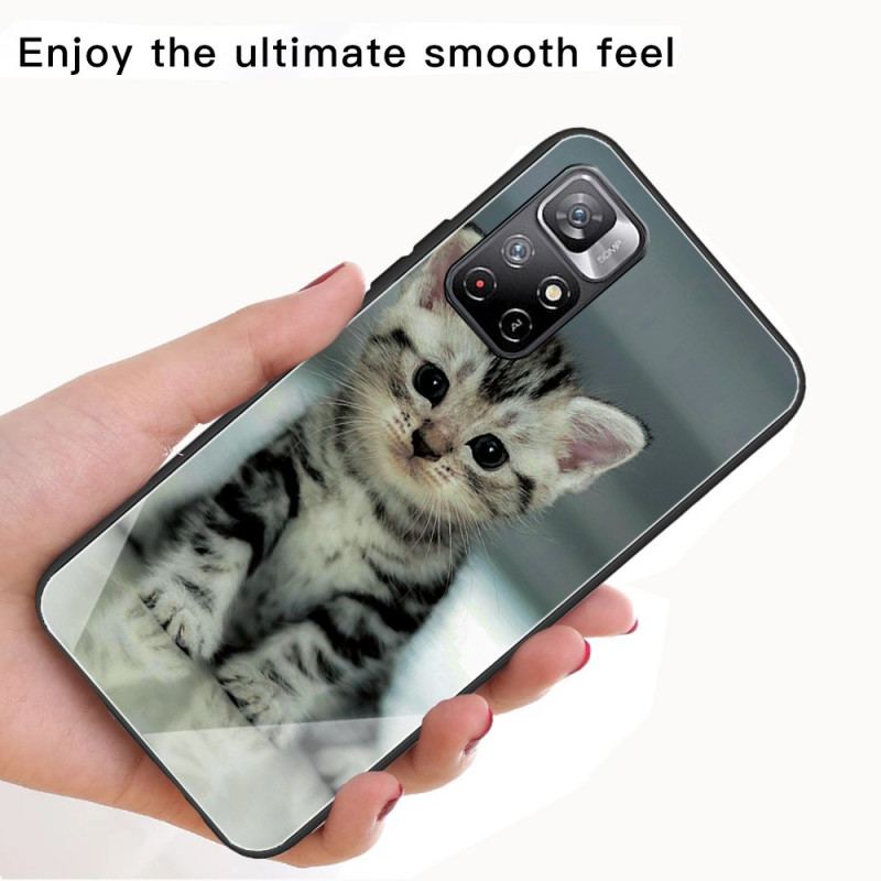 Coque Xiaomi Redmi Note 11 Pro Plus 5G Verre Trempé Chaton