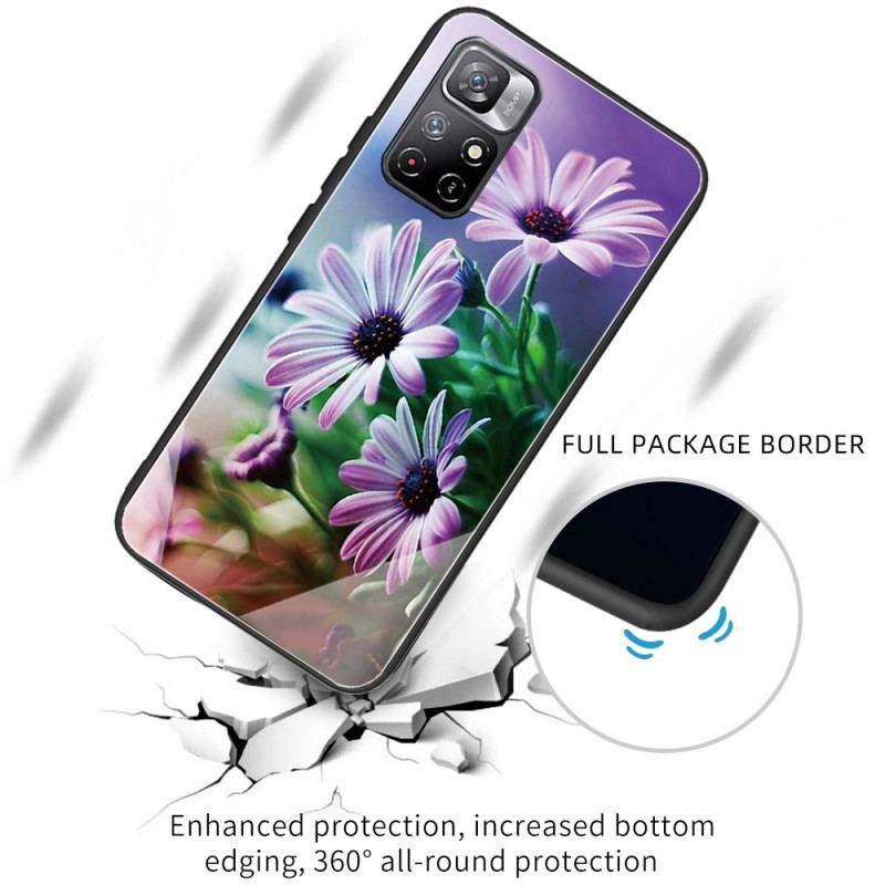 Coque Xiaomi Redmi Note 11 Pro Plus 5G Verre Trempé Fleurs