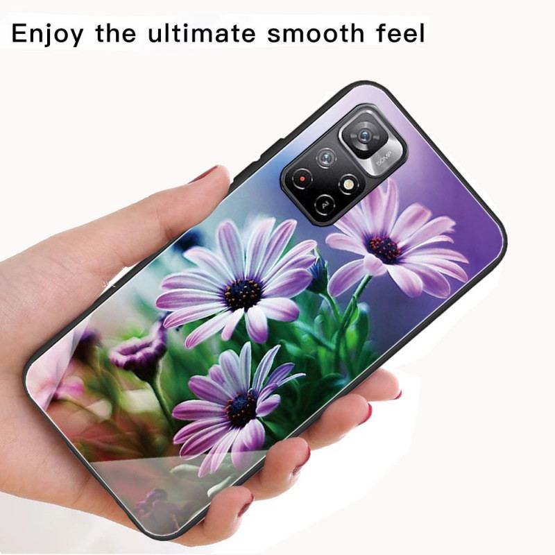 Coque Xiaomi Redmi Note 11 Pro Plus 5G Verre Trempé Fleurs