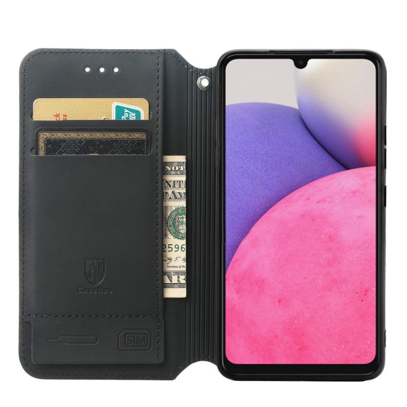 Flip Cover Samsung Galaxy A13 Design RFID Caseneo