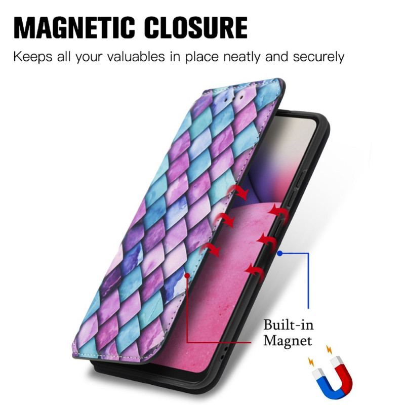 Flip Cover Samsung Galaxy A13 Design RFID Caseneo