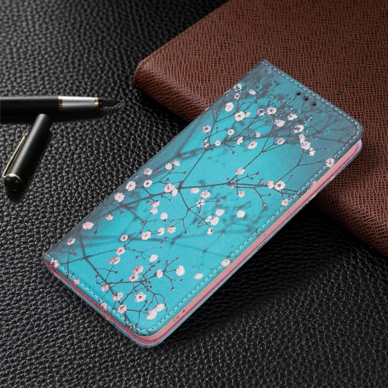 Flip Cover Xiaomi Redmi Note 11 Pro Plus 5G Branches Fleuries