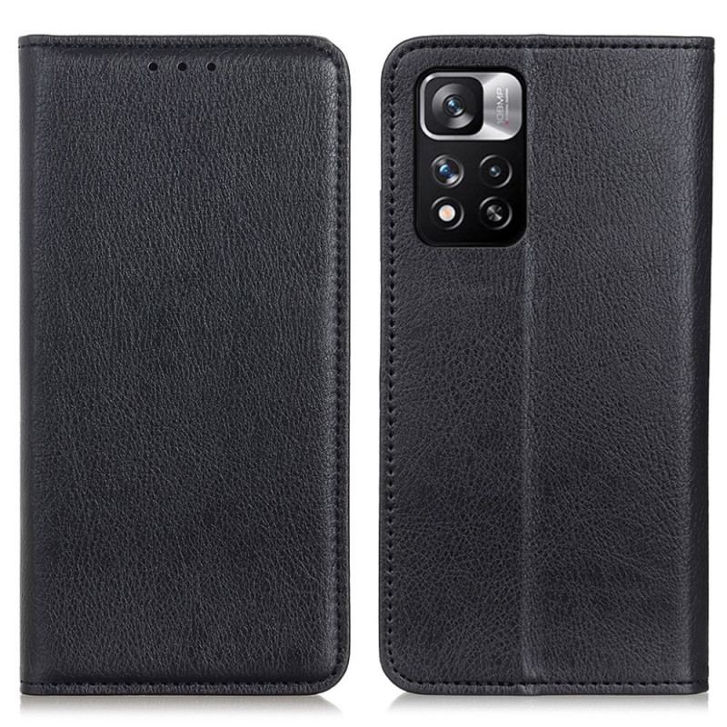 Flip Cover Xiaomi Redmi Note 11 Pro Plus 5G Cuir Fendu Mat