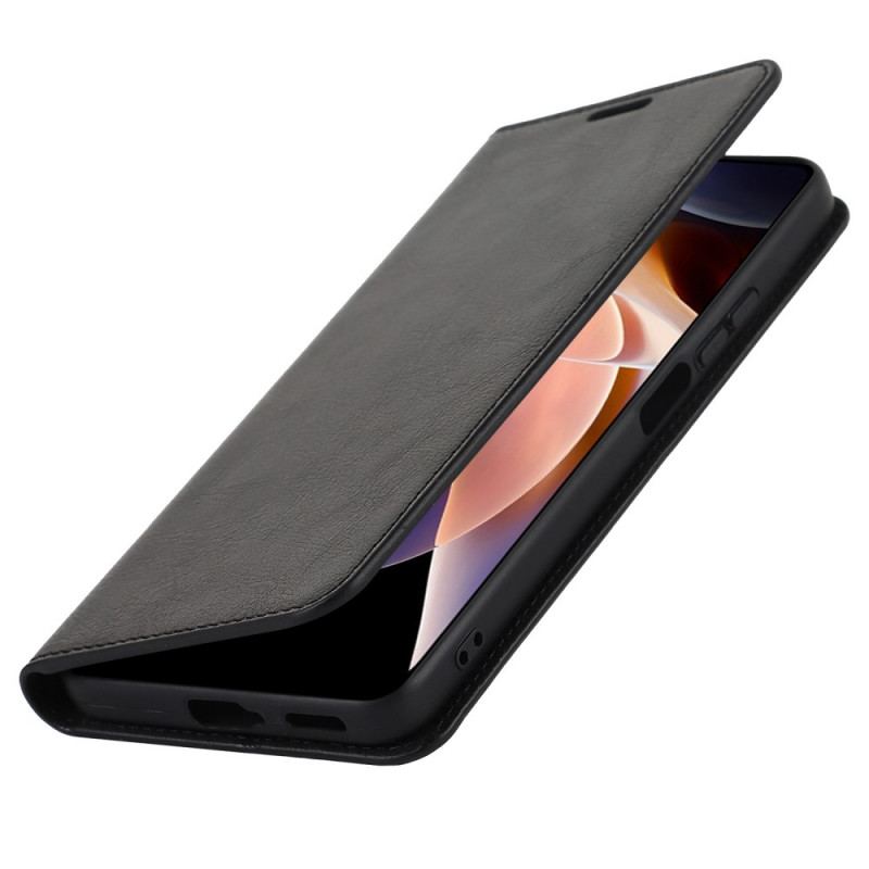 Flip Cover Xiaomi Redmi Note 11 Pro Plus 5G Cuir Véritable