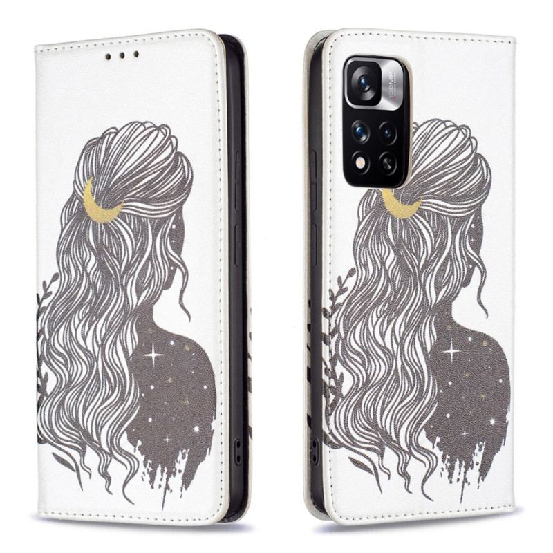 Flip Cover Xiaomi Redmi Note 11 Pro Plus 5G Jolie Chevelure