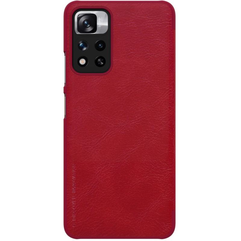 Flip Cover pour Xiaomi Redmi Note 11 Pro Plus 5G Nillkin Qin Series