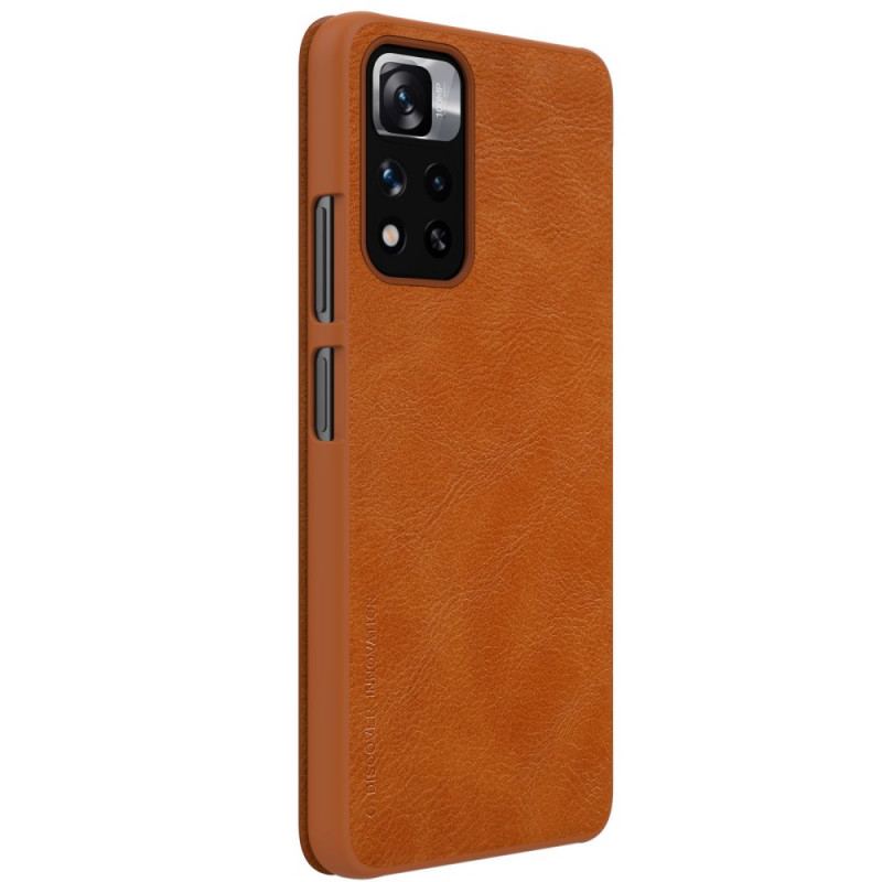 Flip Cover pour Xiaomi Redmi Note 11 Pro Plus 5G Nillkin Qin Series