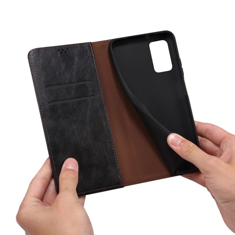 Flip Cover Xiaomi Redmi Note 11 Pro Plus 5G Simili Cuir Ciré