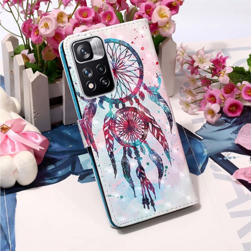 Housse Xiaomi Redmi Note 11 Pro Plus 5G Attrape Rêves Aquarelle