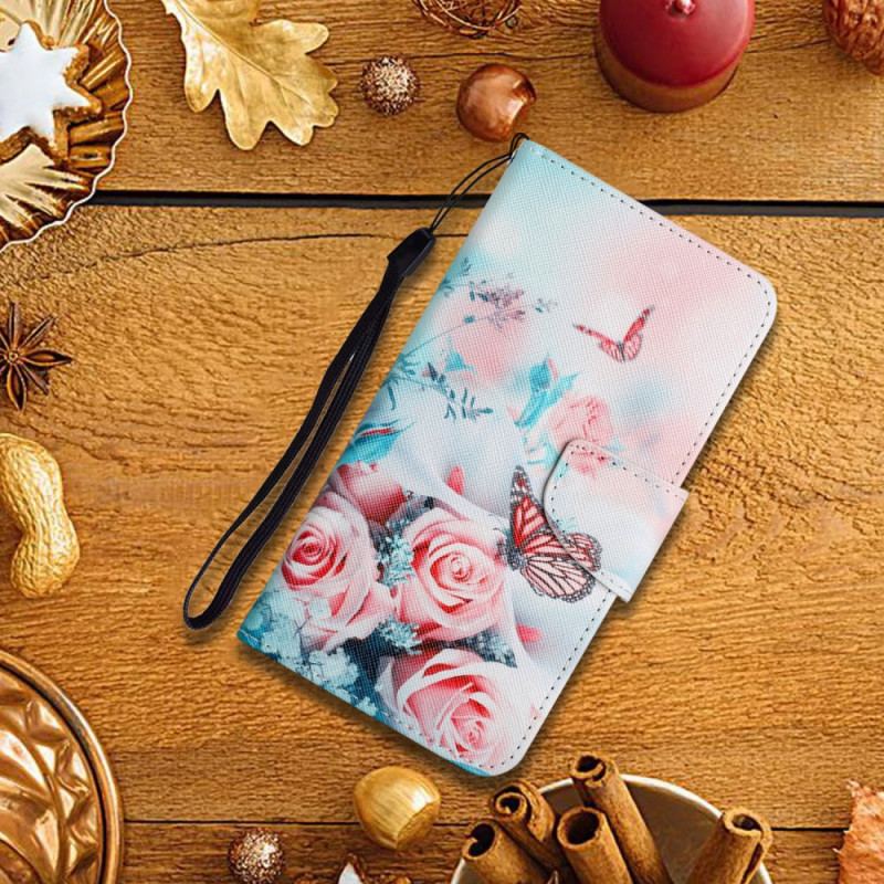 Housse Xiaomi Redmi Note 11 Pro Plus 5G Bouquet de Fleurs et Papillons