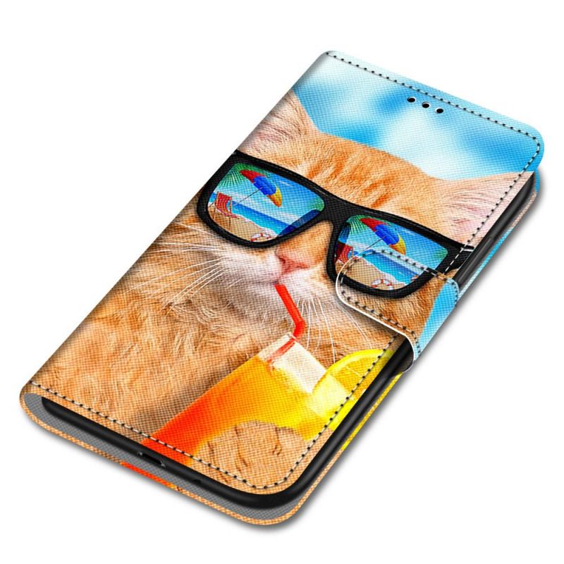 Housse Xiaomi Redmi Note 11 Pro Plus 5G Chat Star à Lanière