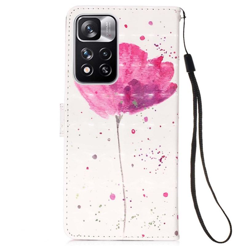 Housse Xiaomi Redmi Note 11 Pro Plus 5G Coquelicot Aquarelle