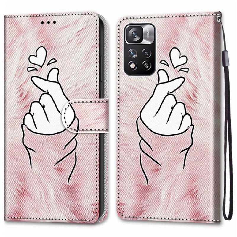 Housse Xiaomi Redmi Note 11 Pro Plus 5G Finger Heart