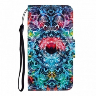 Housse Xiaomi Redmi Note 11 Pro Plus 5G Flashy Mandala à Lanière