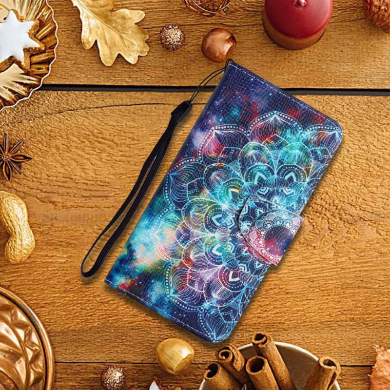 Housse Xiaomi Redmi Note 11 Pro Plus 5G Flashy Mandala à Lanière