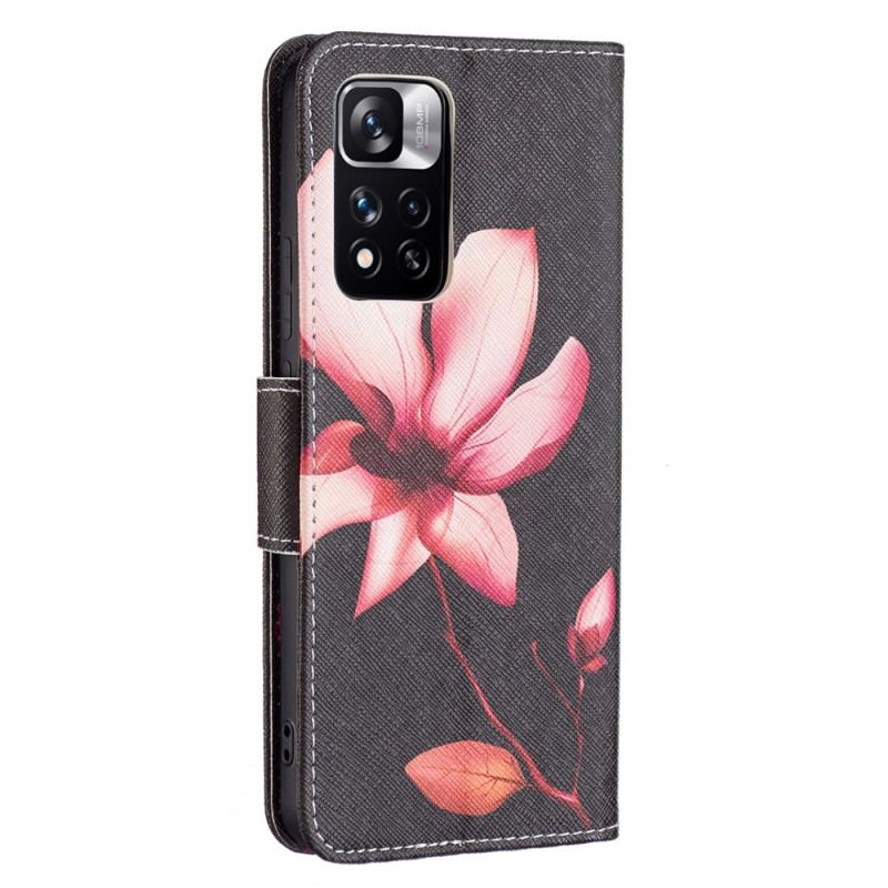 Housse Xiaomi Redmi Note 11 Pro Plus 5G Fleur Rose