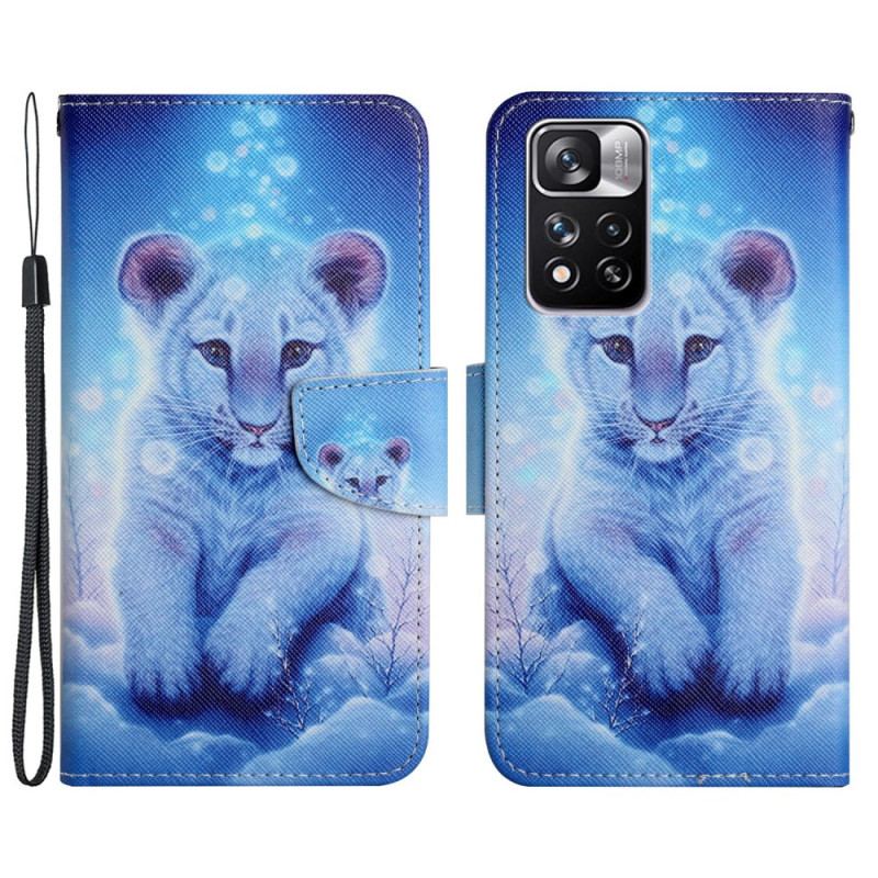 Housse Xiaomi Redmi Note 11 Pro Plus 5G Tigre des Neiges