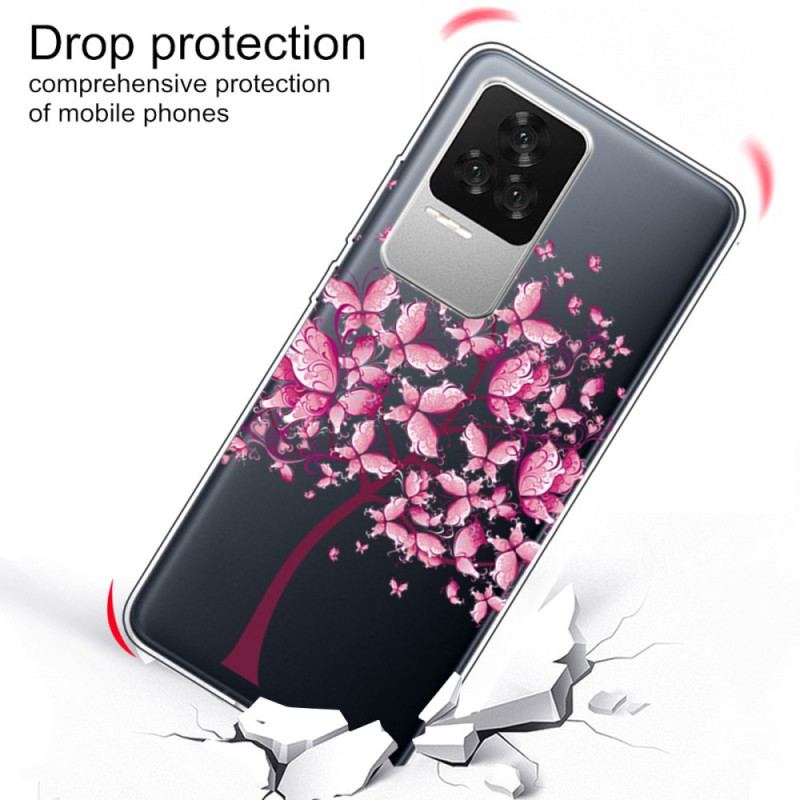 Coque Poco F4 Arbre Rose