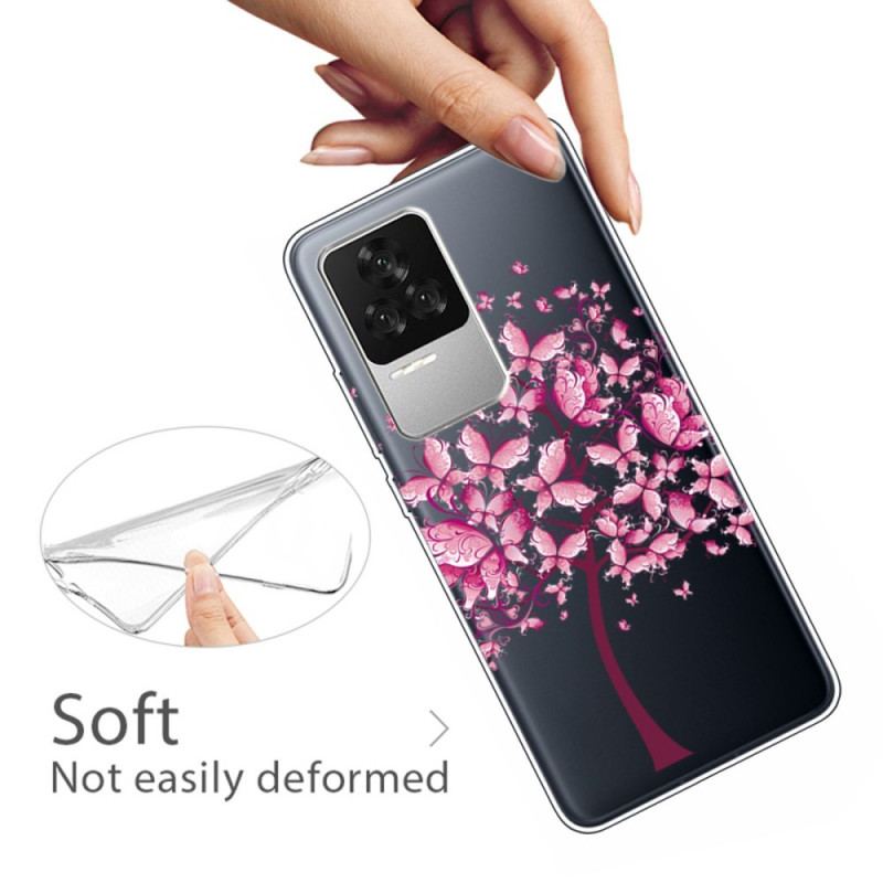 Coque Poco F4 Arbre Rose