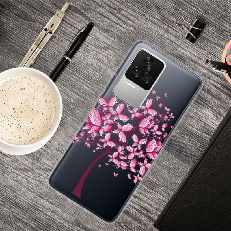 Coque Poco F4 Arbre Rose