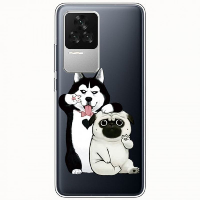 Coque Poco F4 Chiens Fun