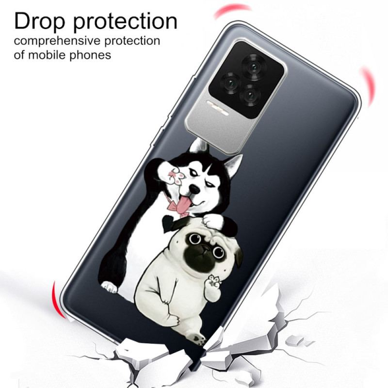 Coque Poco F4 Chiens Fun