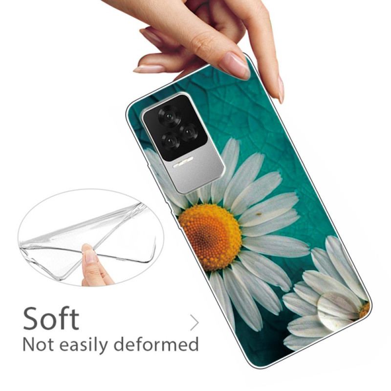 Coque Poco F4 Fleurs