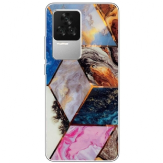 Coque Poco F4 Marbre Élégant