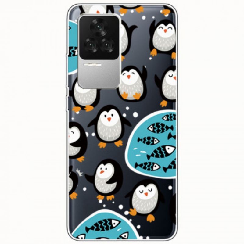 Coque Poco F4 Pingouins