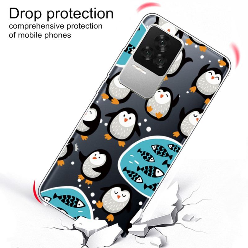 Coque Poco F4 Pingouins