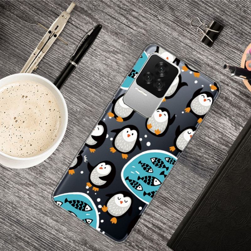 Coque Poco F4 Pingouins