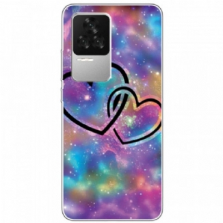 Coque Poco F4 Silicone Coeurs