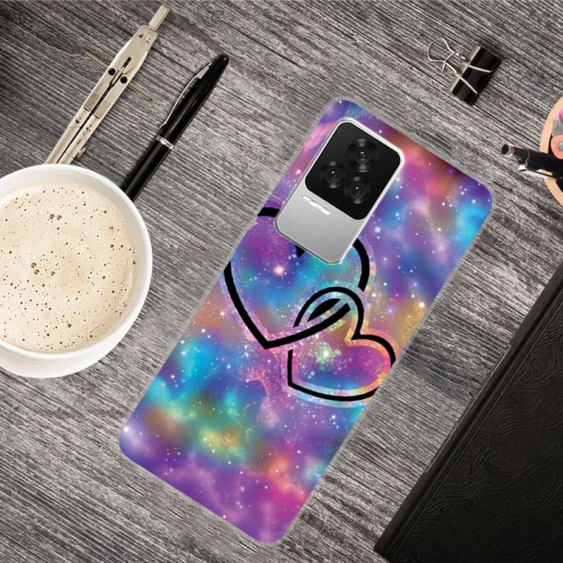 Coque Poco F4 Silicone Coeurs