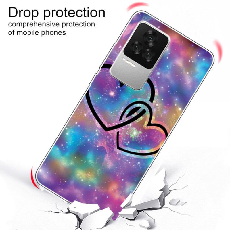 Coque Poco F4 Silicone Coeurs