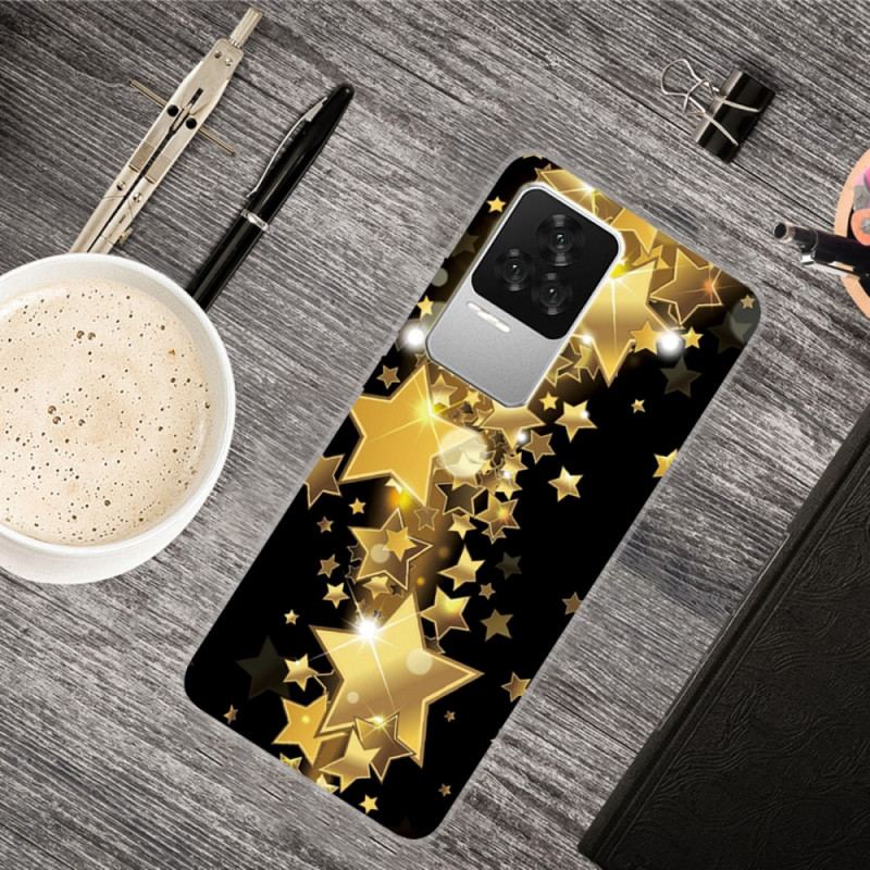 Coque Poco F4 Silicone Étoiles