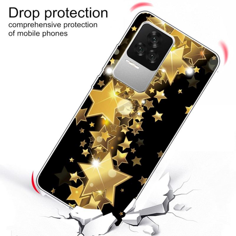 Coque Poco F4 Silicone Étoiles