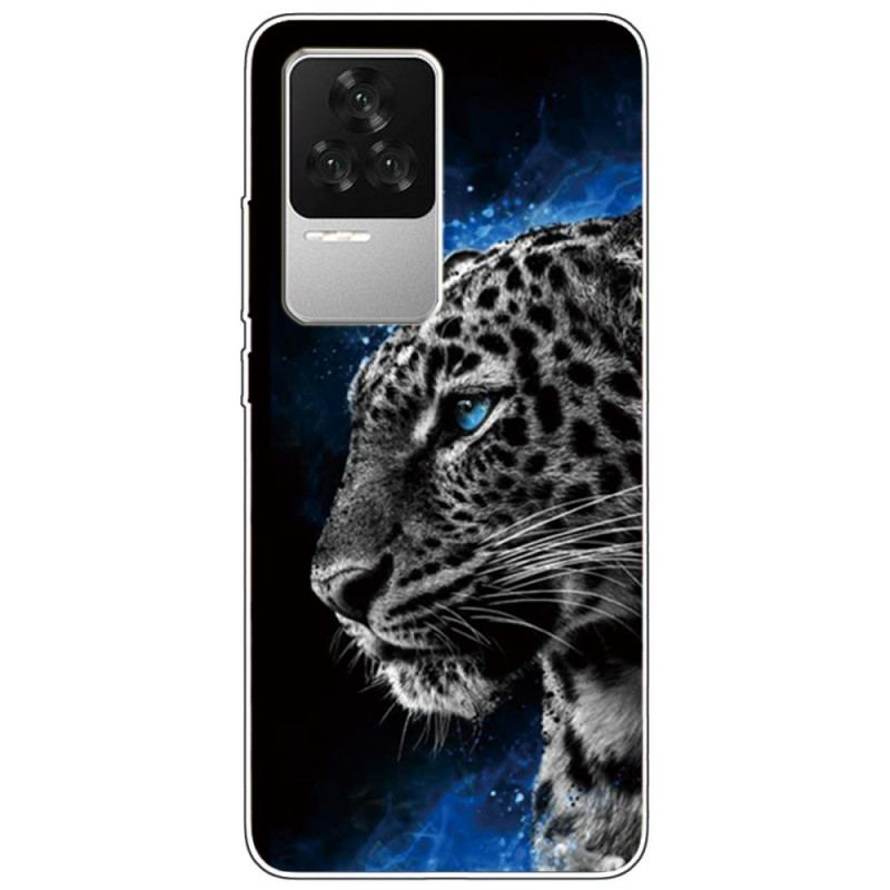 Coque Poco F4 Silicone Félin