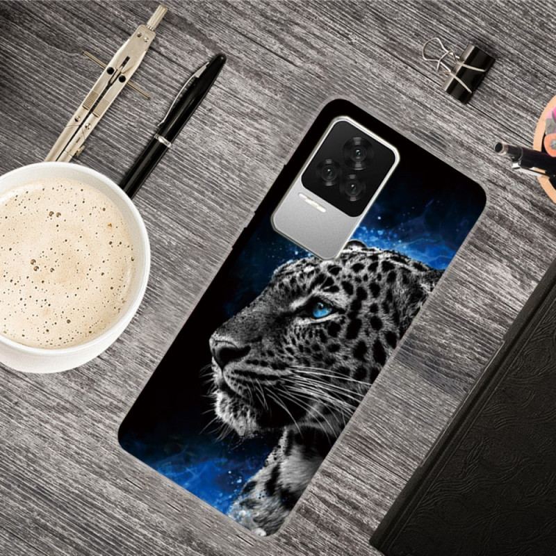 Coque Poco F4 Silicone Félin