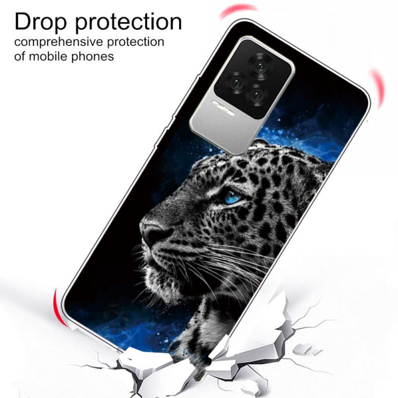 Coque Poco F4 Silicone Félin