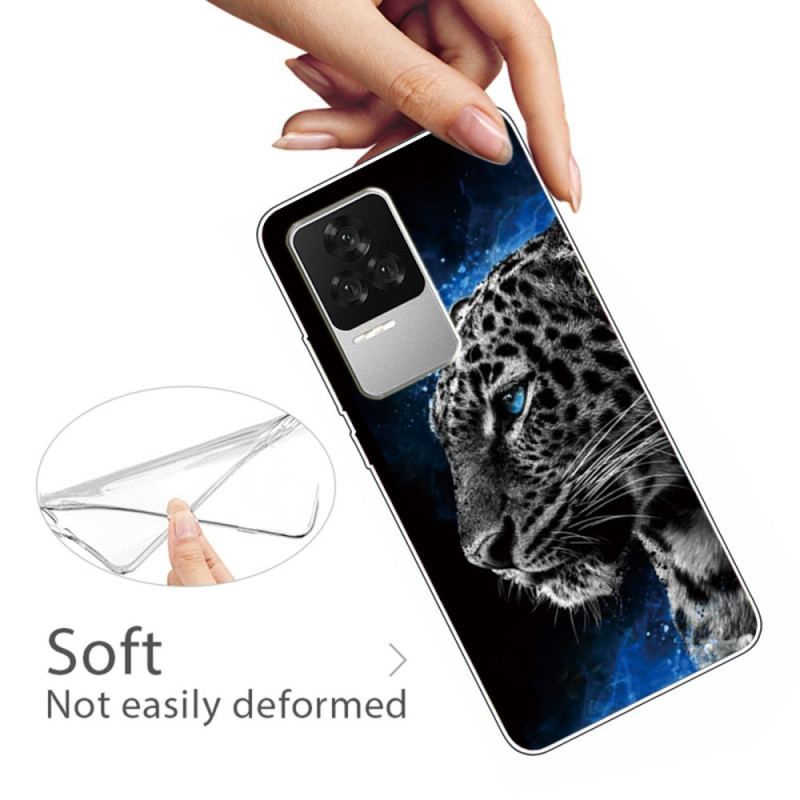 Coque Poco F4 Silicone Félin