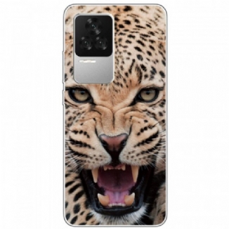 Coque Poco F4 Silicone Léopard