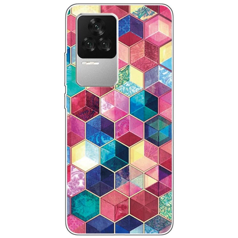 Coque Poco F4 Silicone Peinture