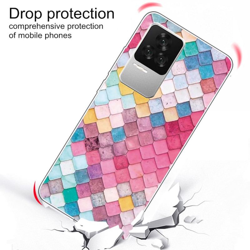 Coque Poco F4 Silicone Peinture