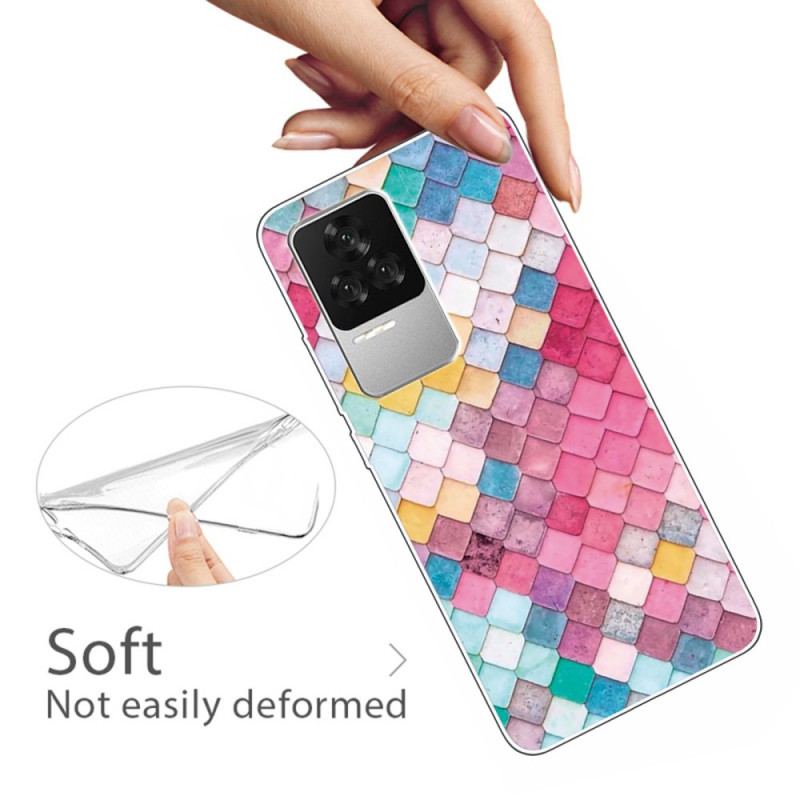 Coque Poco F4 Silicone Peinture