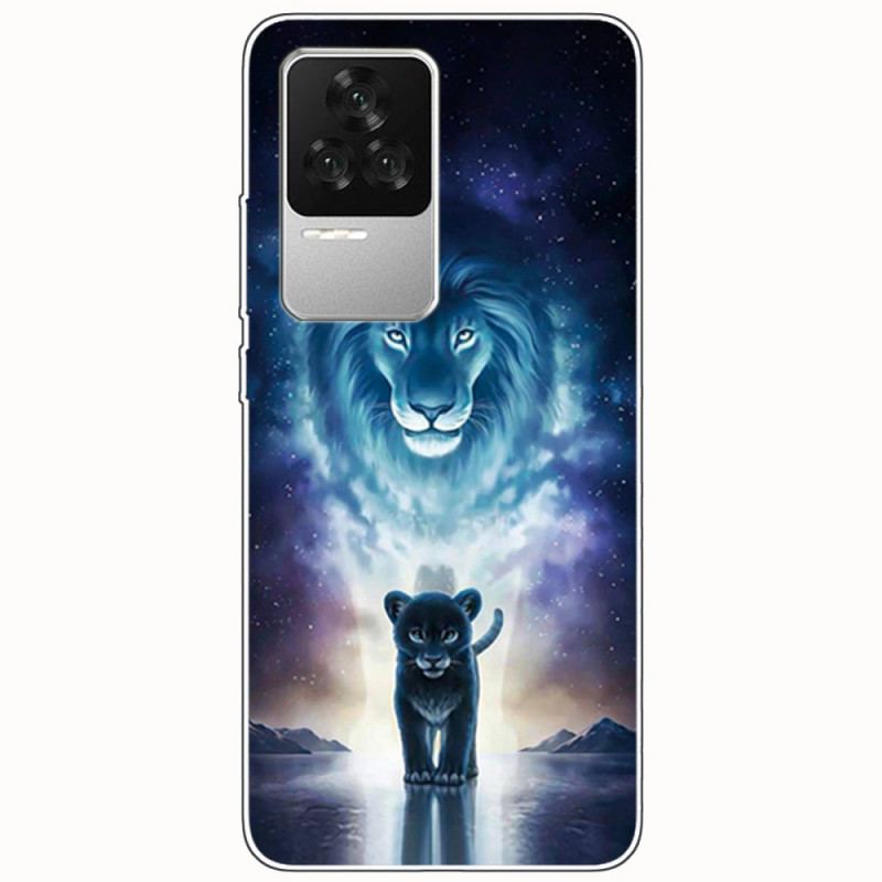 Coque Poco F4 Silicone Rêve Félin