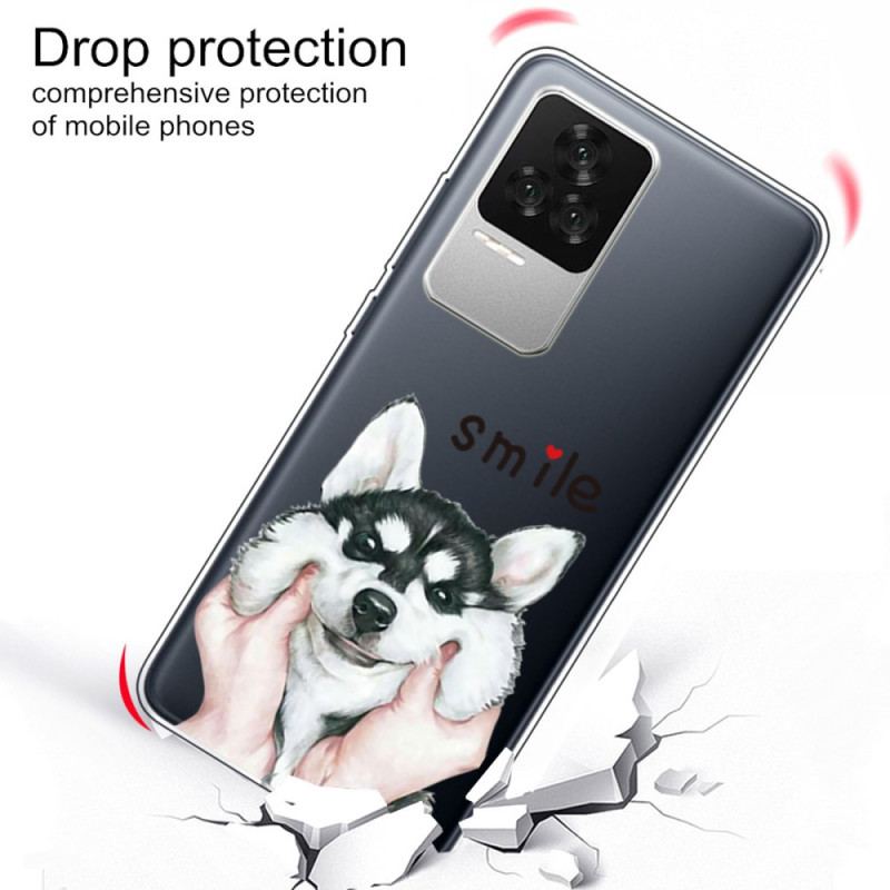 Coque Poco F4 Smile Dog